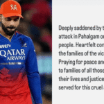 Virat Kohli on Pahalgam Terror attack