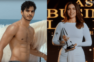 Still from The Royals featuring Ishaan Khatter and Bhumi Pednekar amidst the grandeur of palace life and royal rituals