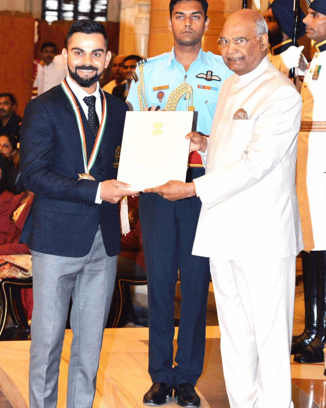 Rajiv Gandhi Khel Ratna and Padma Shri are two national awards