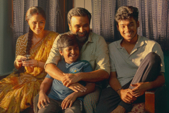 Still from Tourist Family movie featuring Sasikumar and Simran – Tourist Family movie review